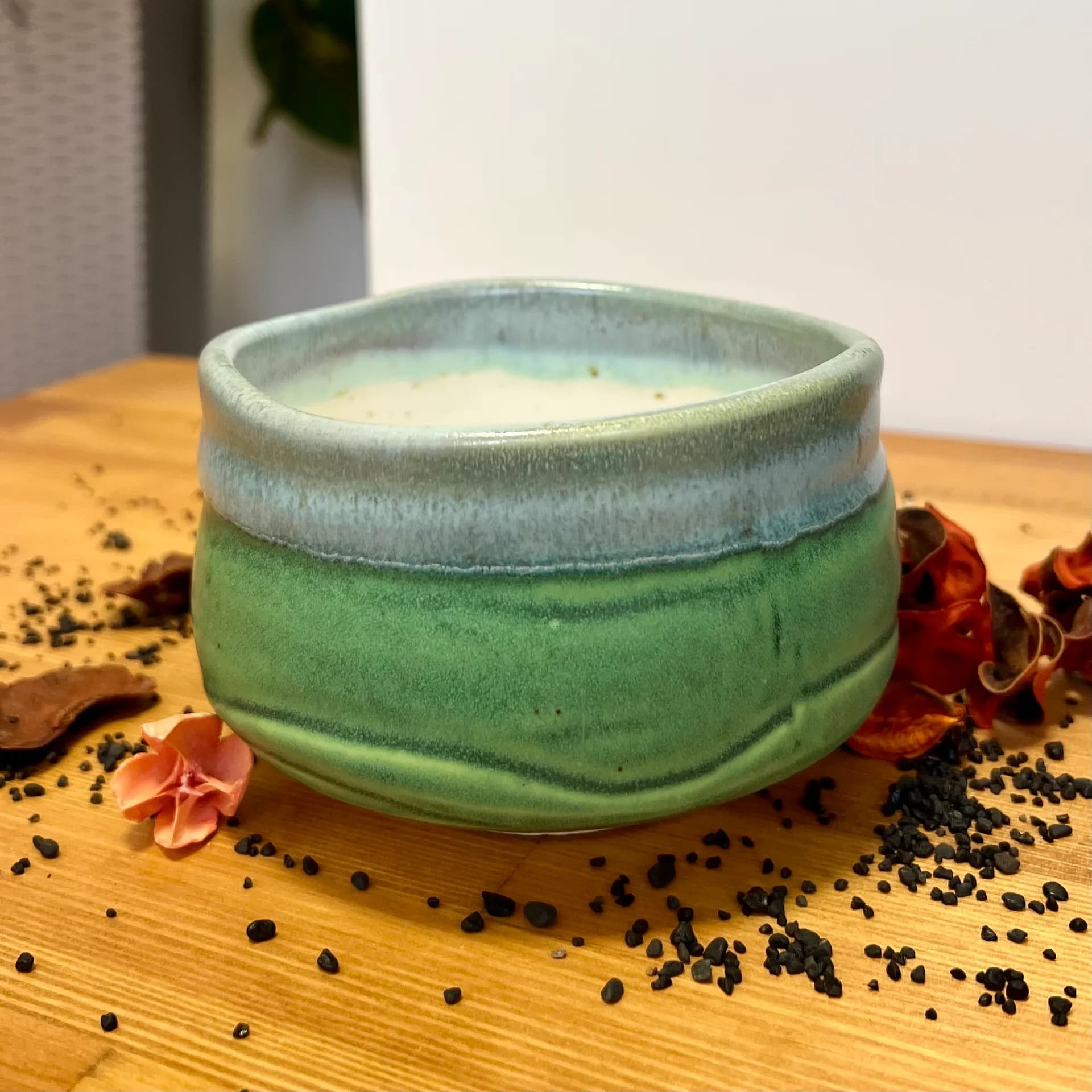 Zeleno-modrý Chawan