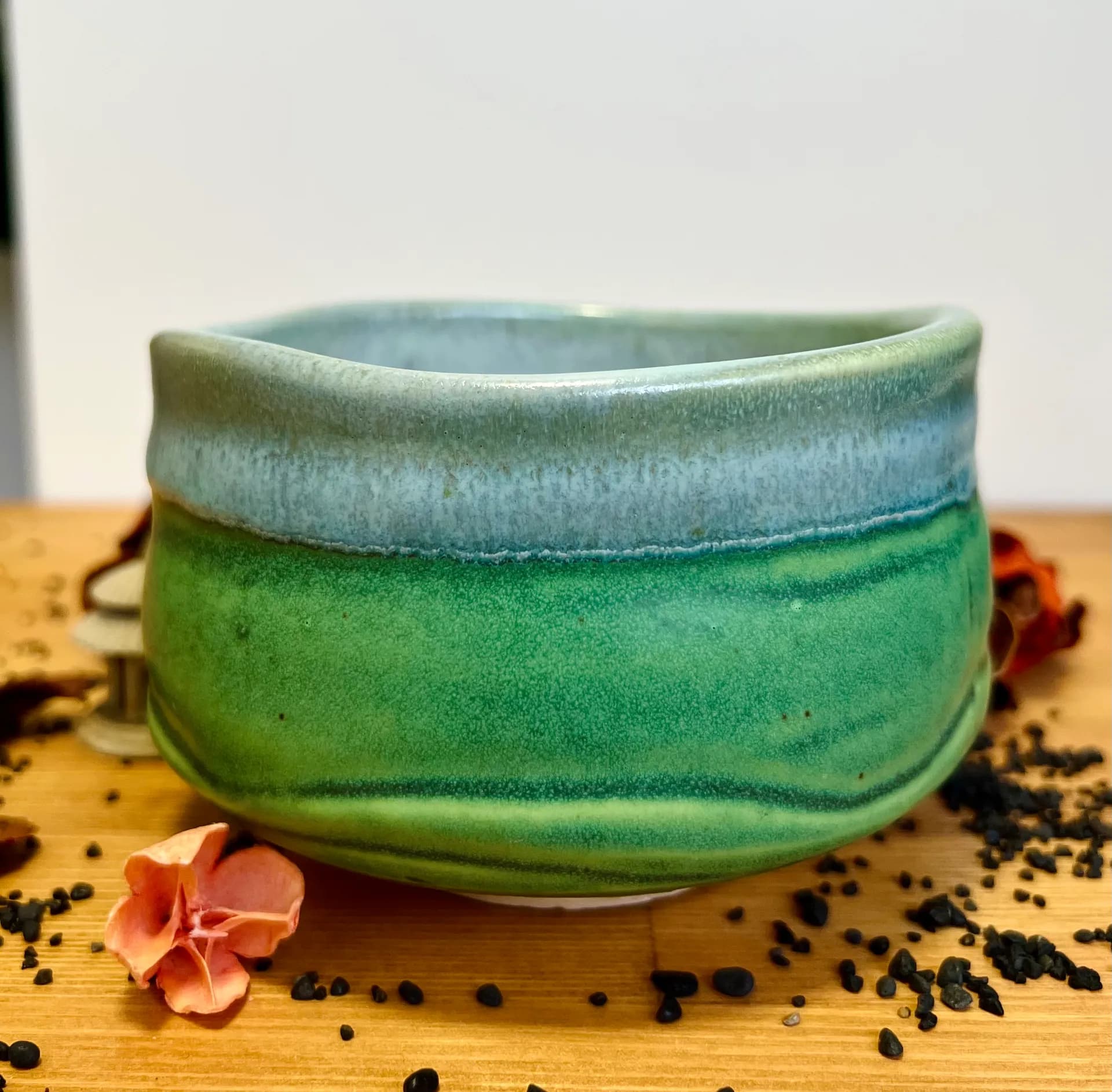 Zeleno-modrý Chawan