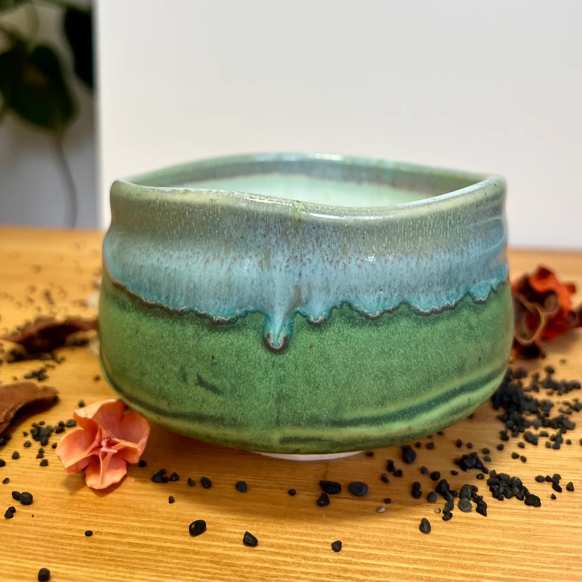Zeleno-modrý Chawan