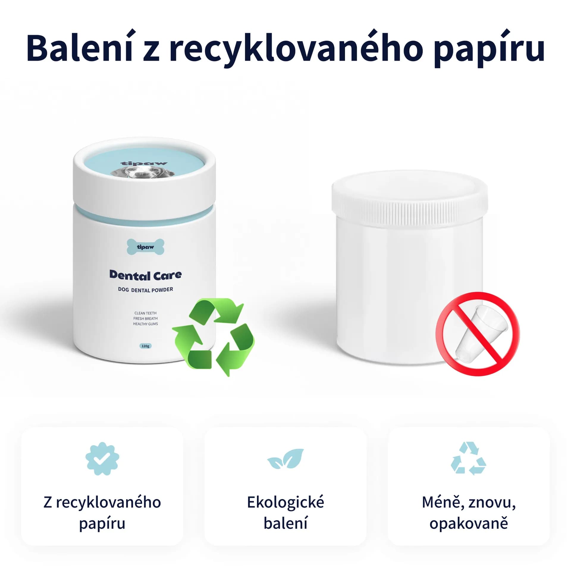 Tipaw Prášek pro péči o zuby 120g